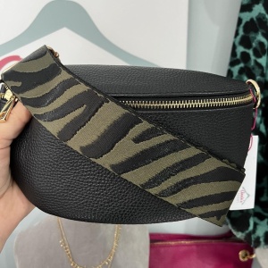 Bag Strap - Khaki Zebra